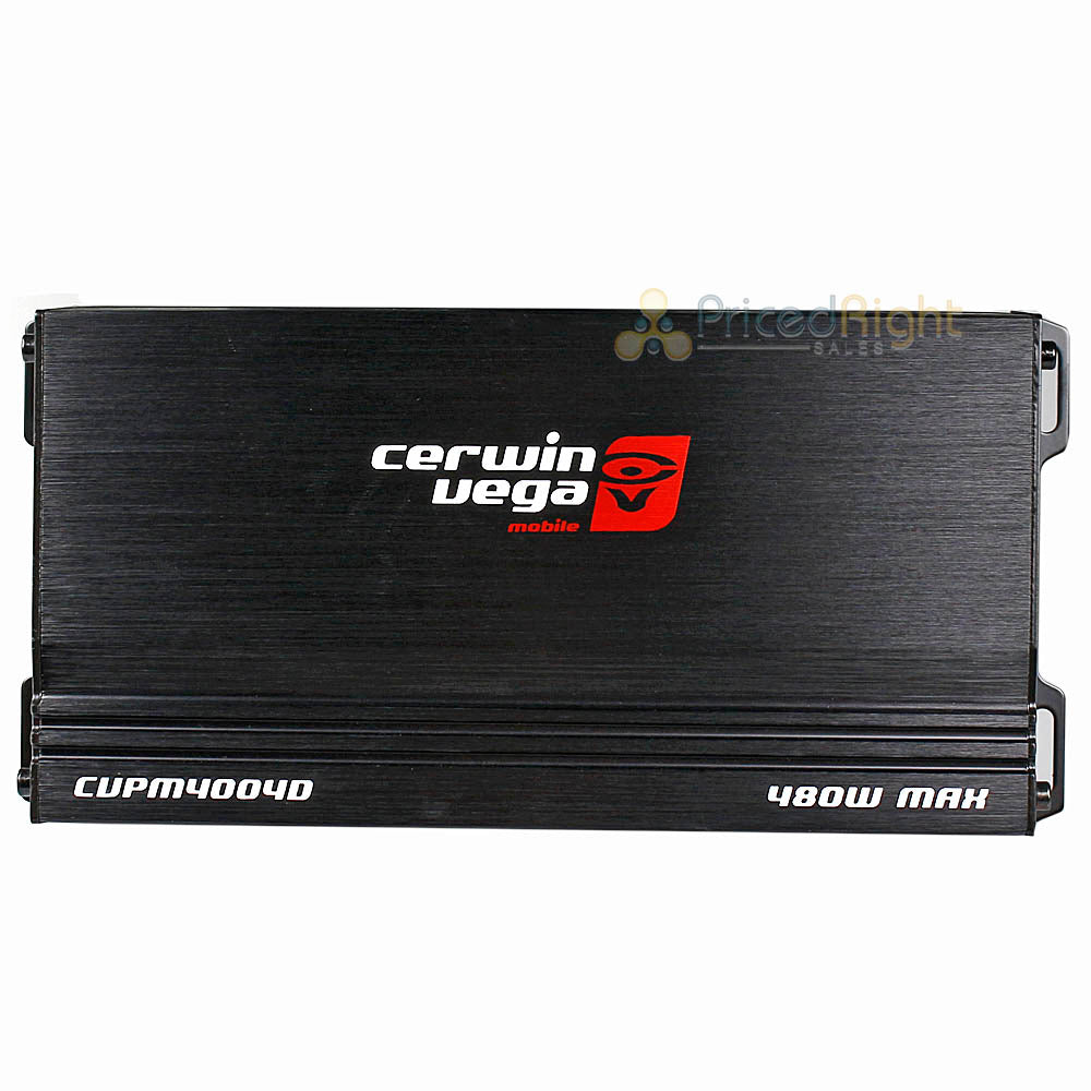 Cerwin Vega Mini 4 Channel Amplifier 4x60 RMS CVP Performance Series CVPM400.4D