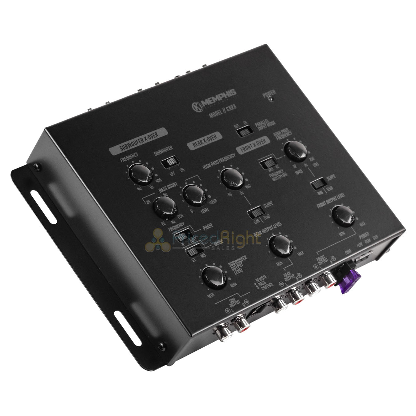 Memphis Audio 3 Way Electronic Crossover w Remote Level Control CX23 Processor