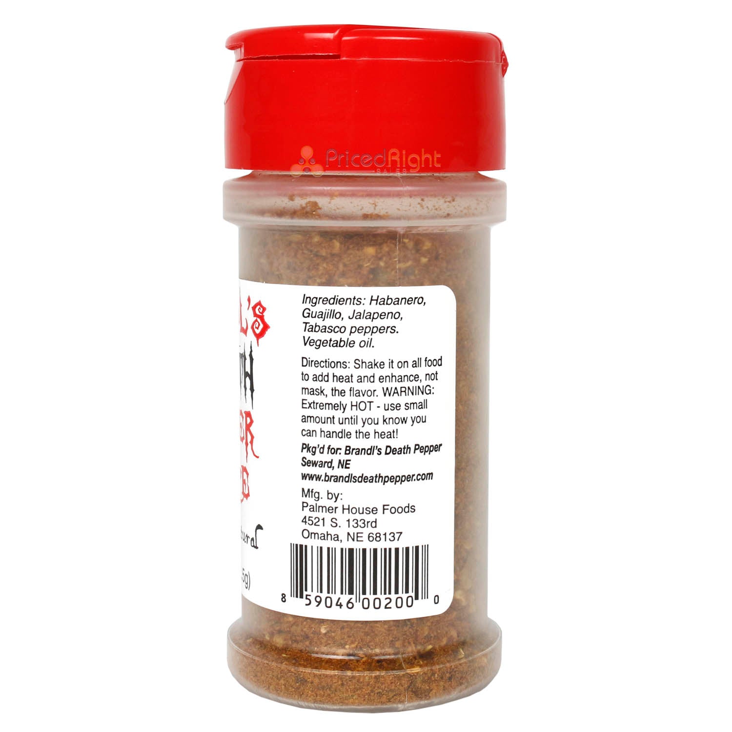 Brandl’s All Natural Death Pepper Spice Very Hot Topical Seasoning 1.5 oz