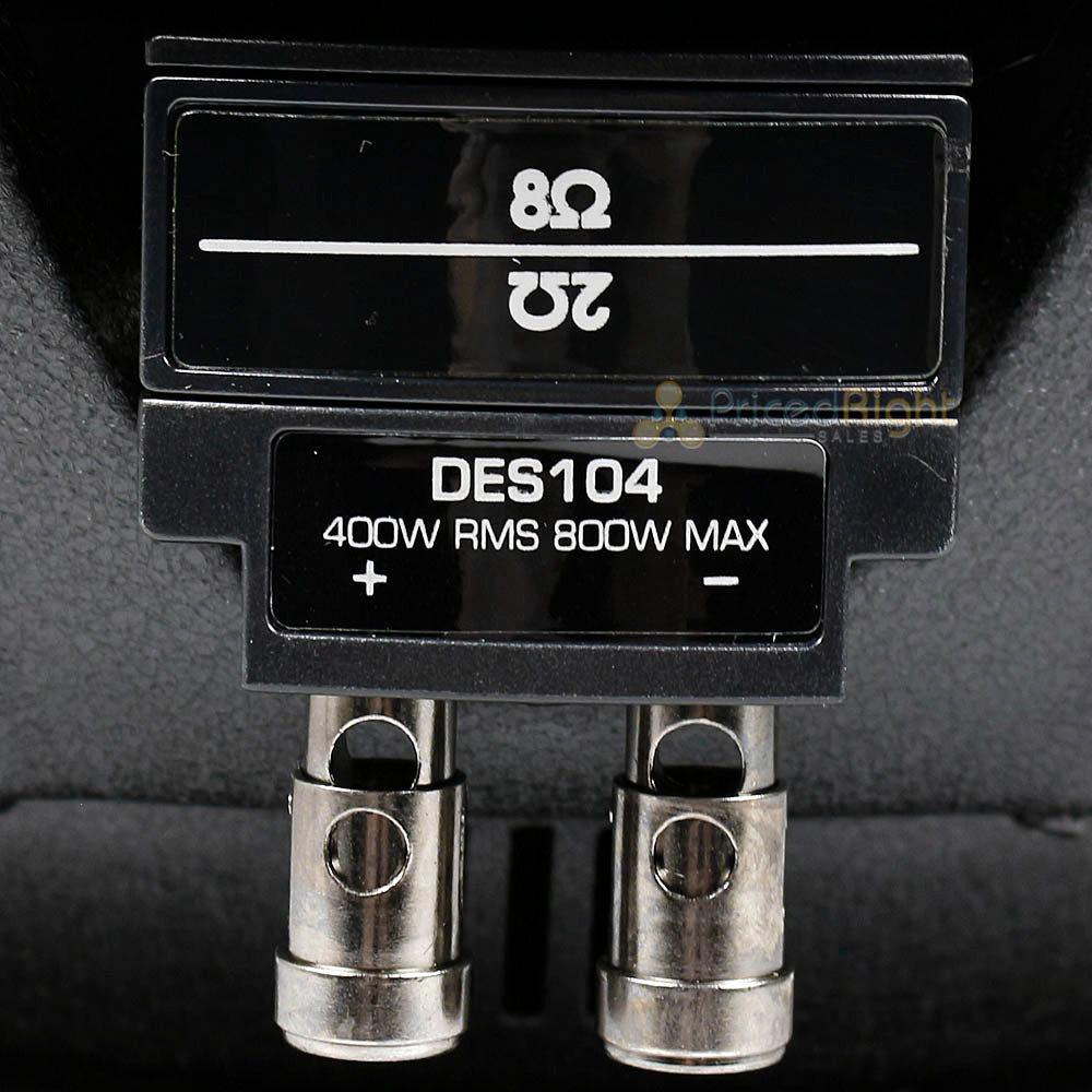 Diamond Audio 10" Elite Series Subwoofer 800 Watts Max Power 4 Ohm DES104 Single