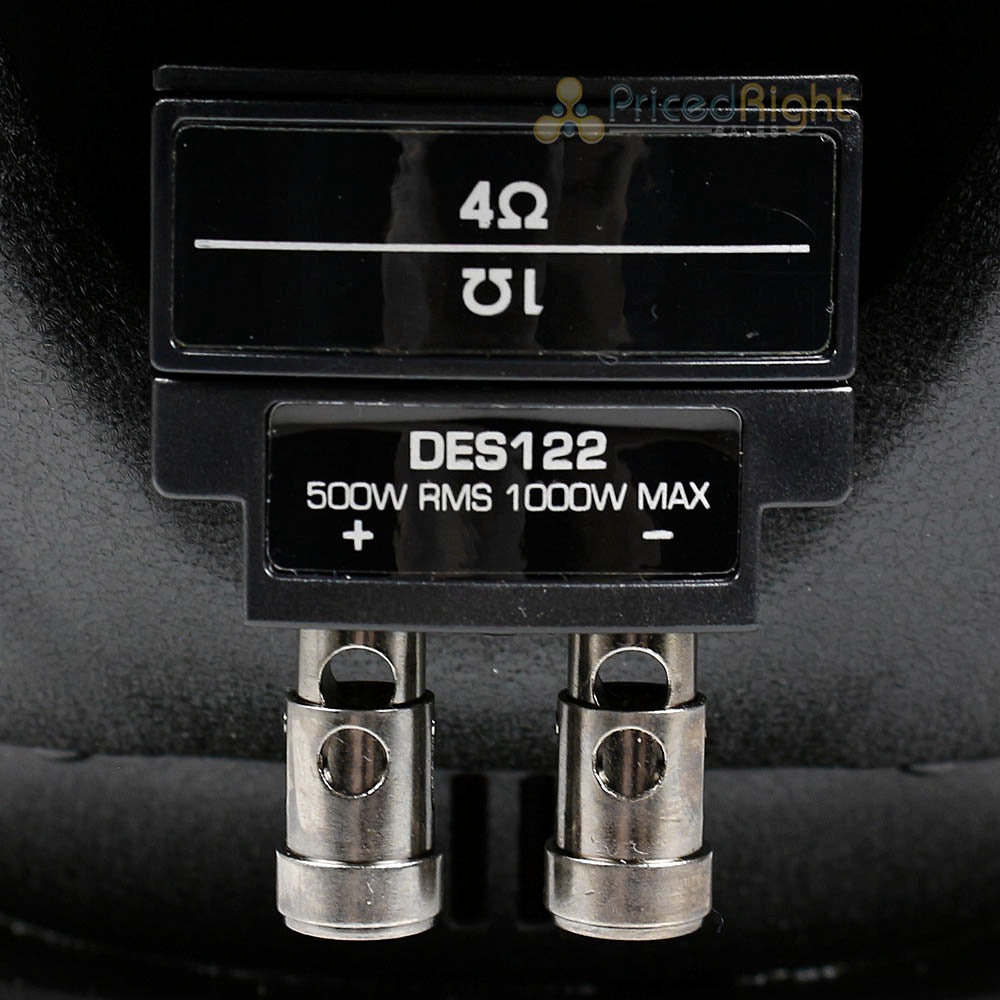 Diamond Audio 12" Elite Series Subwoofer 1000 Watt Max Power 2 Ohm DES122 Single