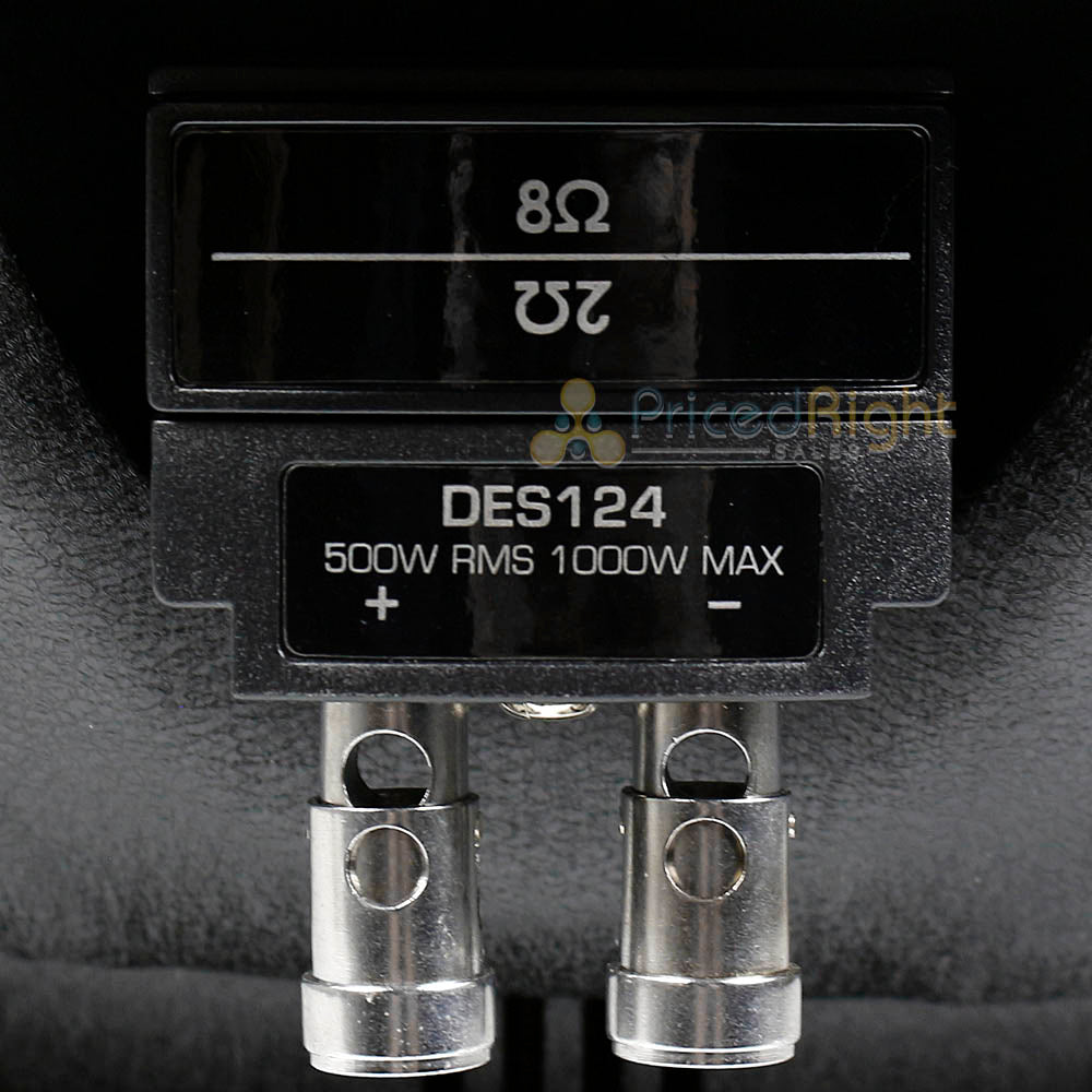 Diamond Audio 12" Elite Series Subwoofer 1000 Watt Max Power 4 Ohm DES124 Single