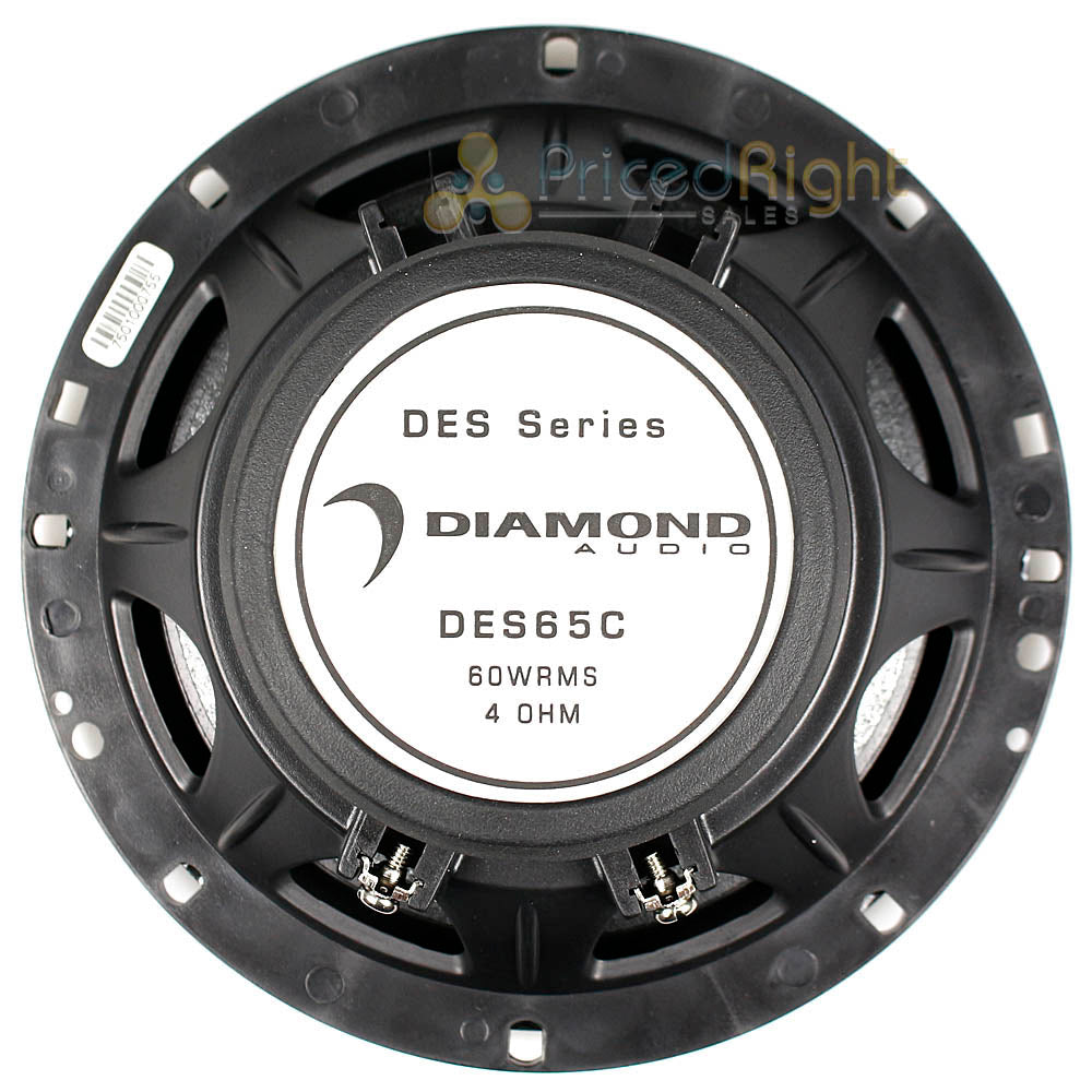 Diamond Elite 6.5" 3 Way Component System 3.5" Mid 140 Watts Max 4 Ohm DES365C