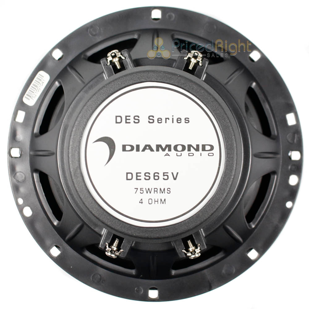 Diamond Audio 6.5" 2 Way Convertible Speaker System 150 Watts Max 4 Ohm DES65V