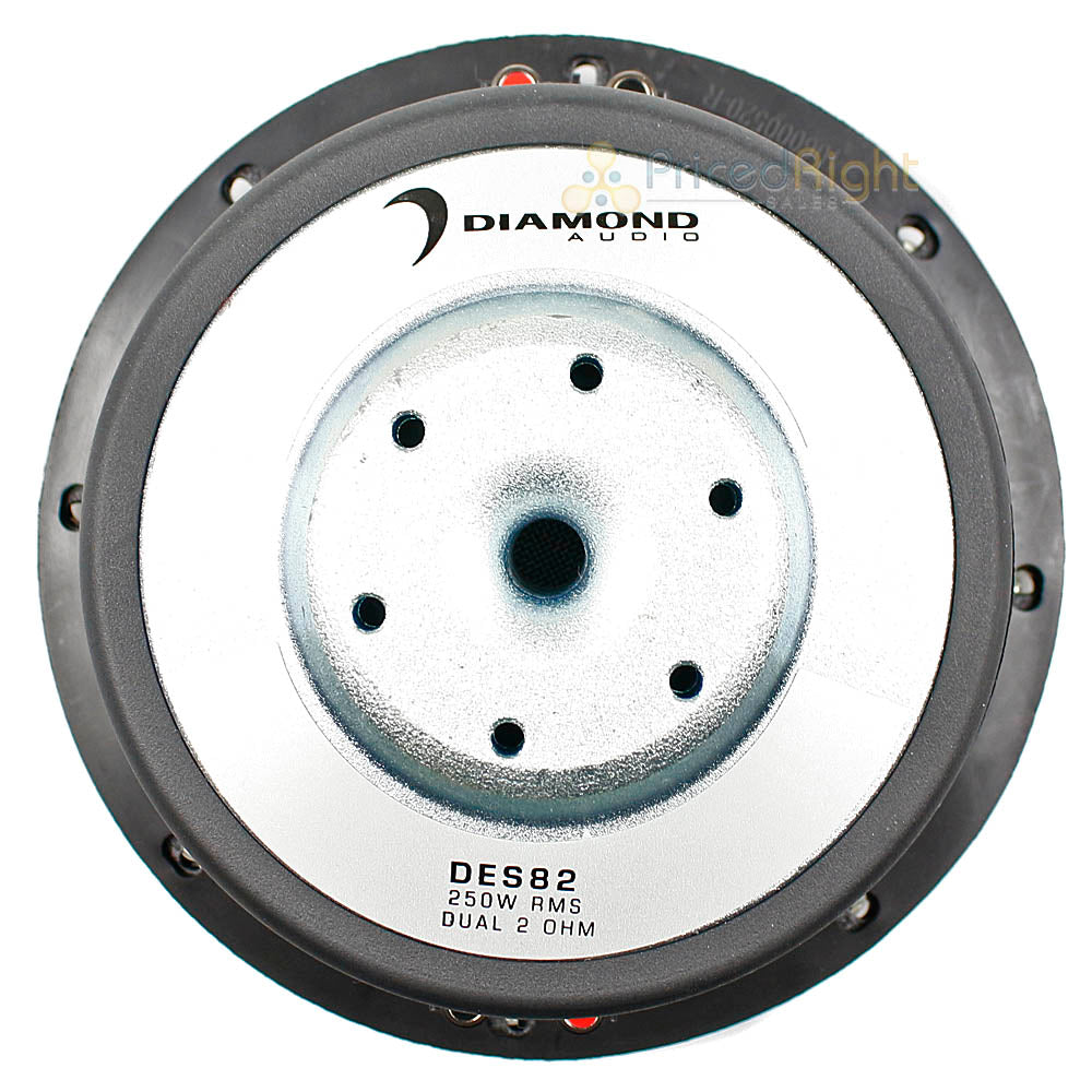 Diamond Audio 8" Elite Series Subwoofer 500 Watts Max Power 2 Ohm DES82 Single
