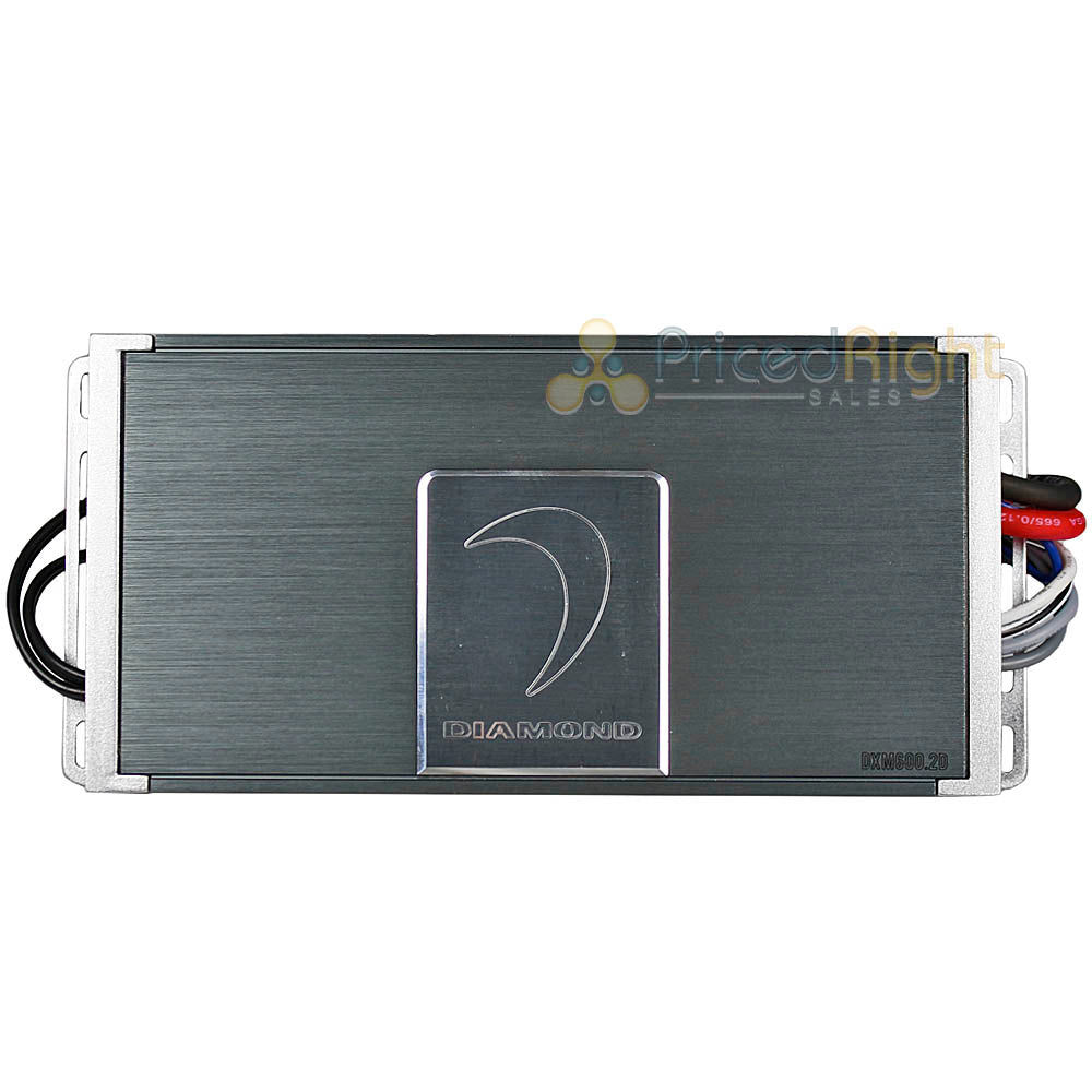 Diamond Audio 2 Channel Full Range Amplifier 600 Watts Max Car Audio DXM600.2D
