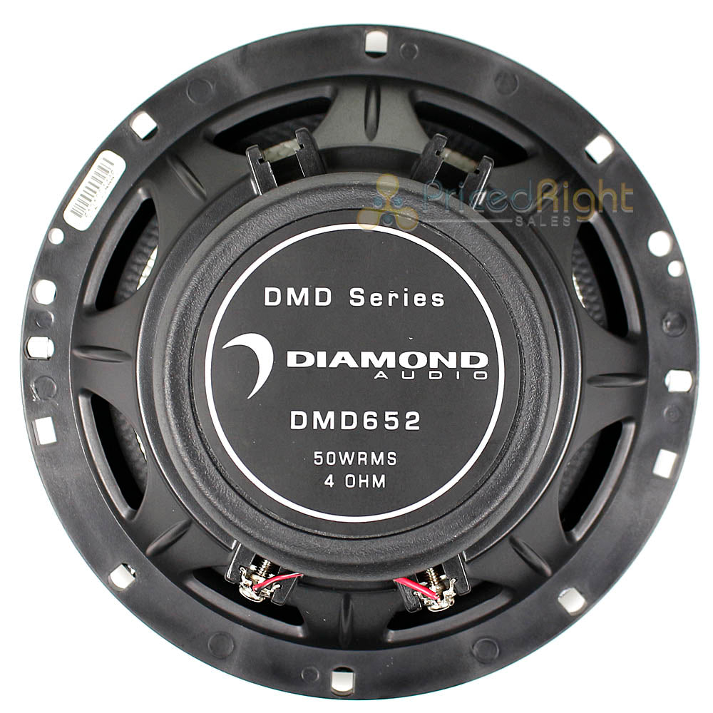 Diamond DMD Series 6.5" 2-way Coaxial Speakers 120W Max Power 4 Ohm Pair DMD652