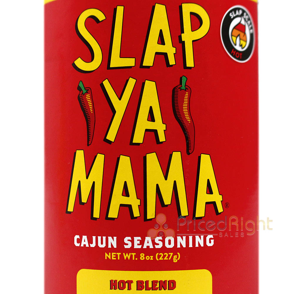Slap Ya Mama Cajun Seasoning Hot Blend 8 Oz Gluten Free Shaker Bottle DR374