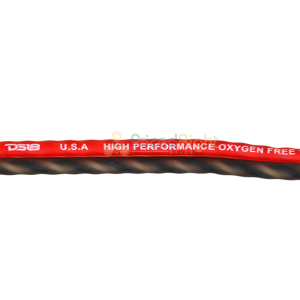 DS18 Ultra Flex 1 Ft RCA Cable 2 Ch Noise Rejection Competition Rated RCA1FT