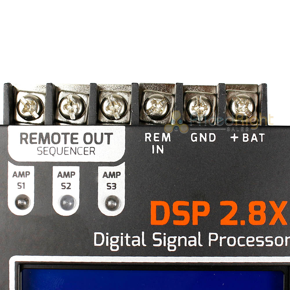 PRV Audio 8 Channel Digital Signal Processor Crossover and Equalizer DSP 2.8X