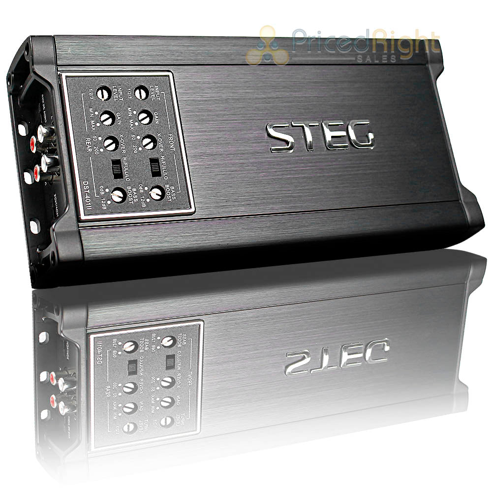 STEG 4 Channel Fullrange Amplifier 120W x 4 2 Ohm Class D DST Series DST401DII