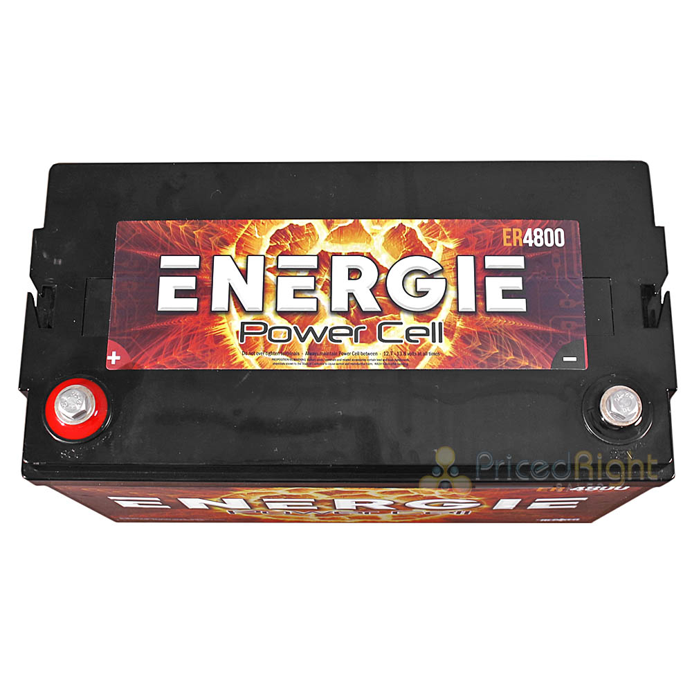 Reikken Energie 12 Volt Deep Cycle Battery Power Cell 4800 Watt Max ER4800