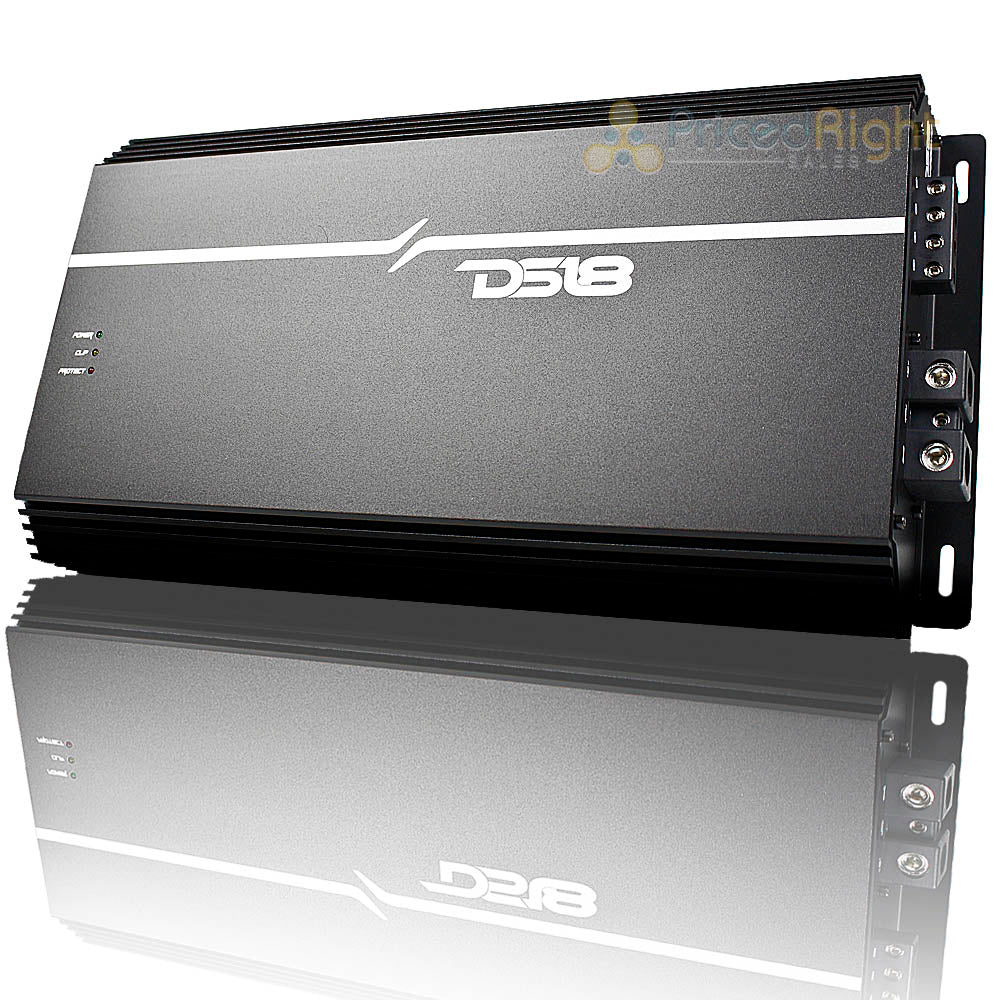 DS18 Monoblock Amplifier 4000 Watts Max 1 Ohm Class D EXL-P4000X1D Made in Korea