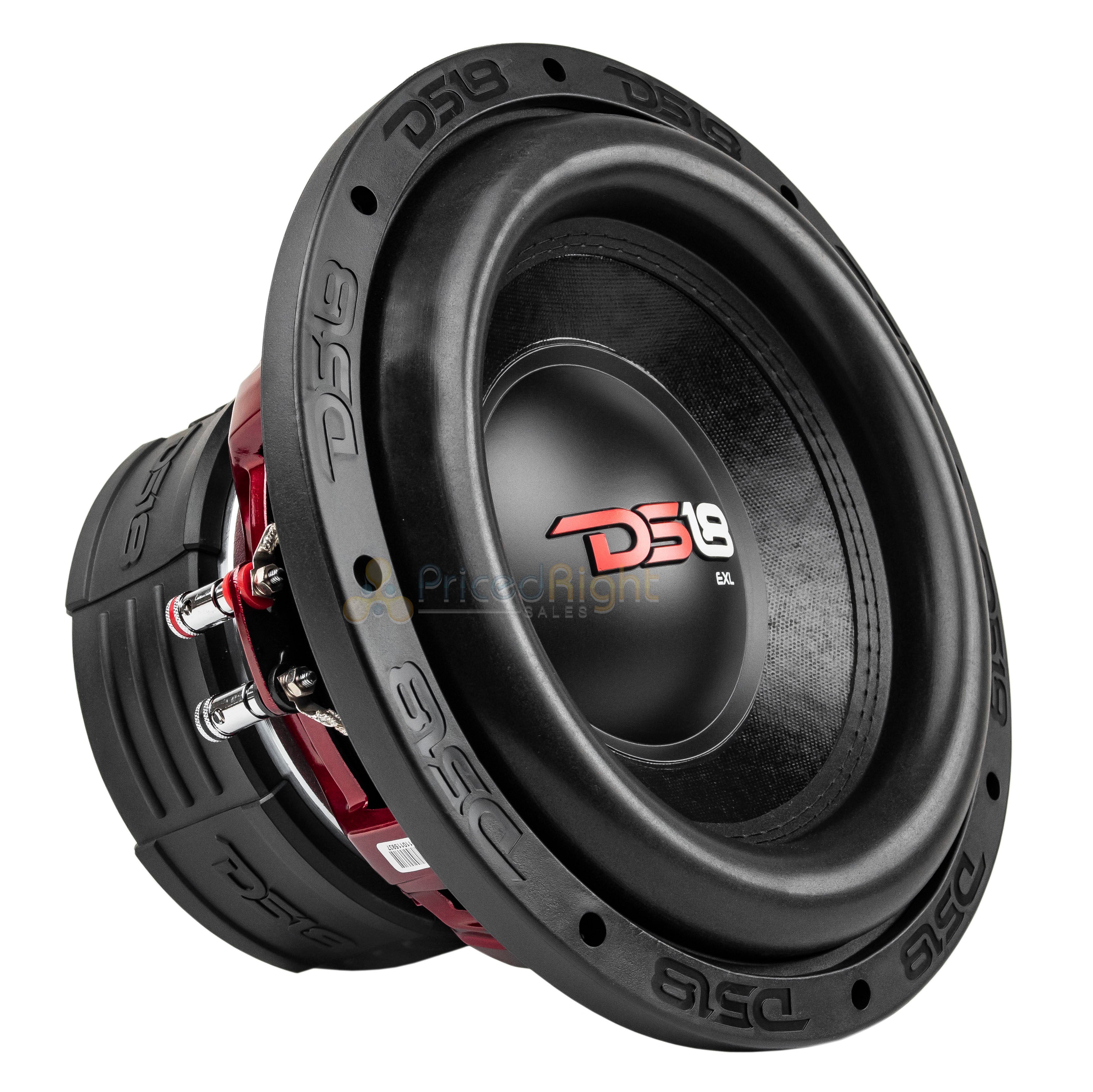DS18 EXL-X10.4D 10" Subwoofers Dual 4 Ohm 1700 Watts Max Bass Car Audio 2 Pack