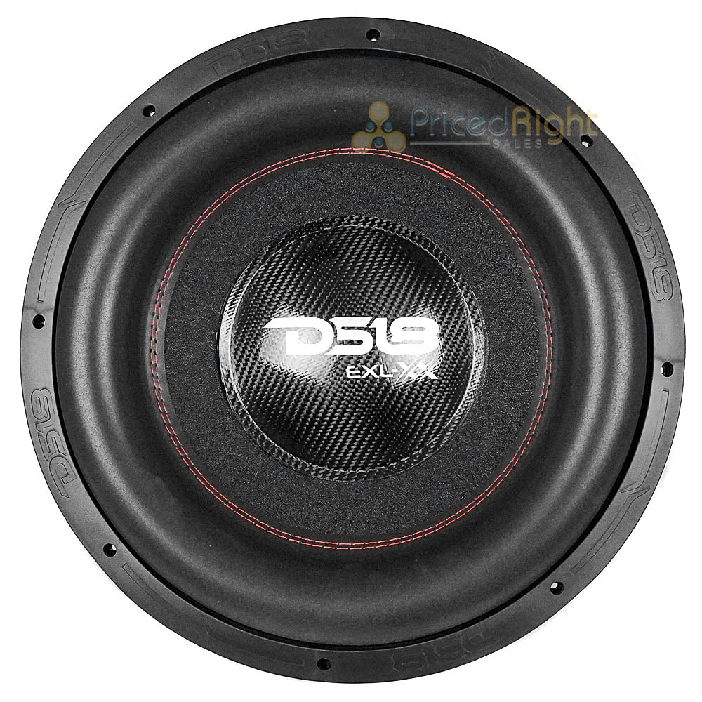 DS18 High Excursion 15" Subwoofer Dual 4 Ohm 4000 Watts Max EXL-XX15.2DHE Single