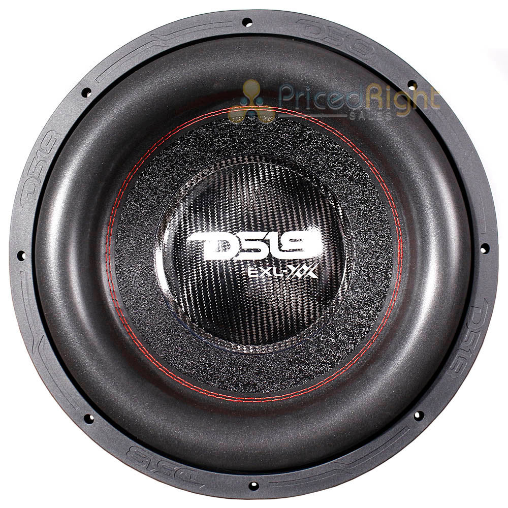 DS18 High Excursion 15" Subwoofer Dual 4 Ohm 4000 Watts Max EXL-XX15.4DHE Single