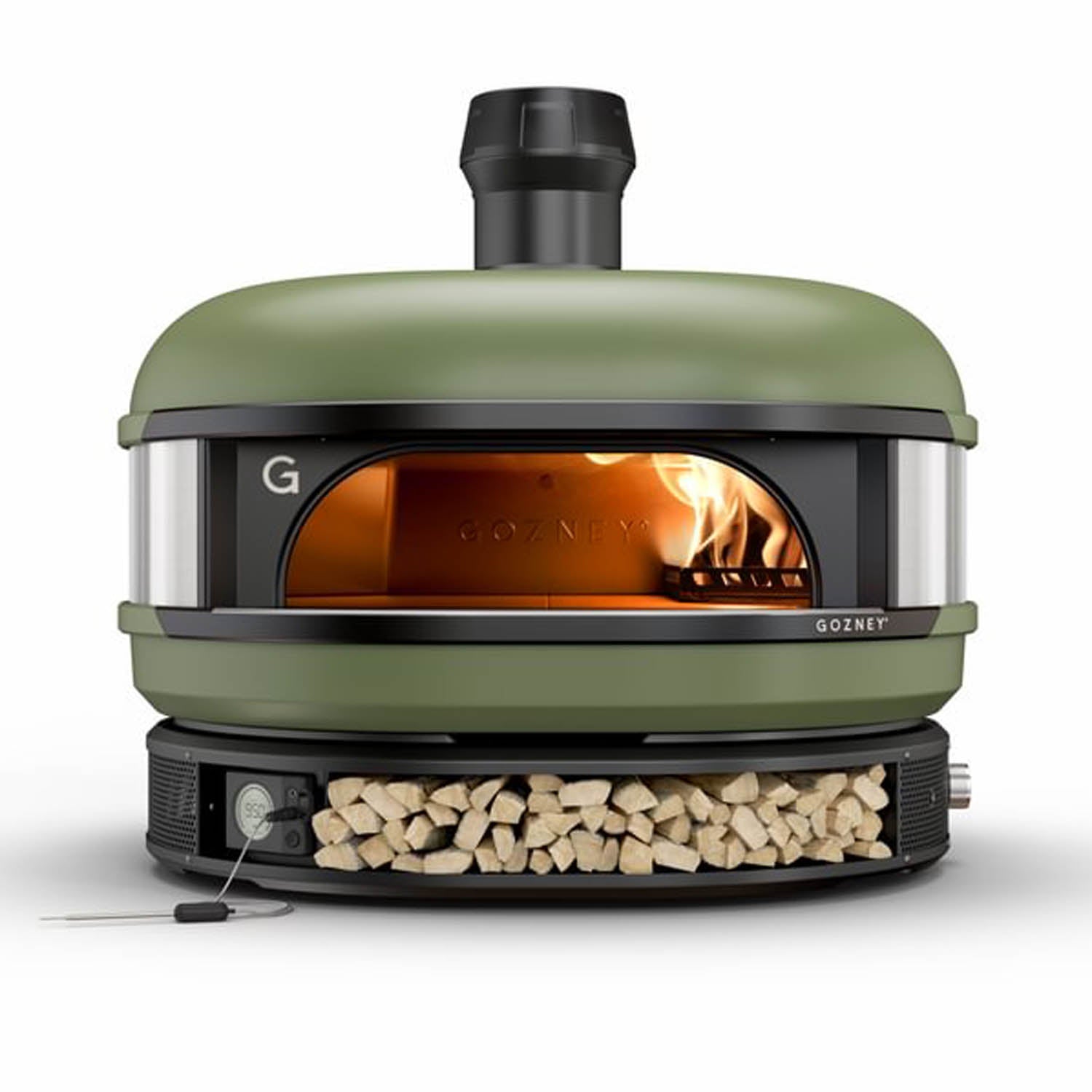 Gozney Dome Dual Fuel Pizza Oven LPG Green-Colored Domed Countertop Pizza Oven