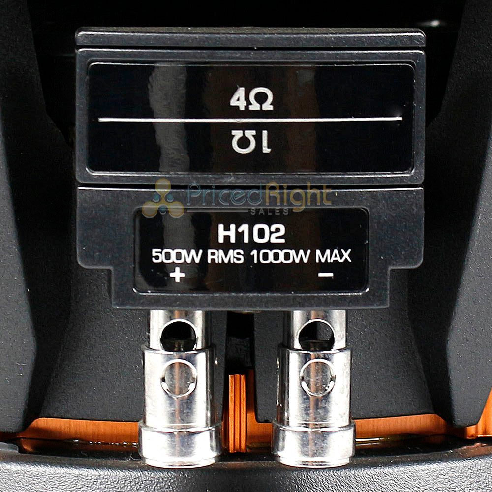 Diamond Audio 10" DVC Subwoofer 1000 Watts Max Power Dual 2 Ohm Hex Series H102
