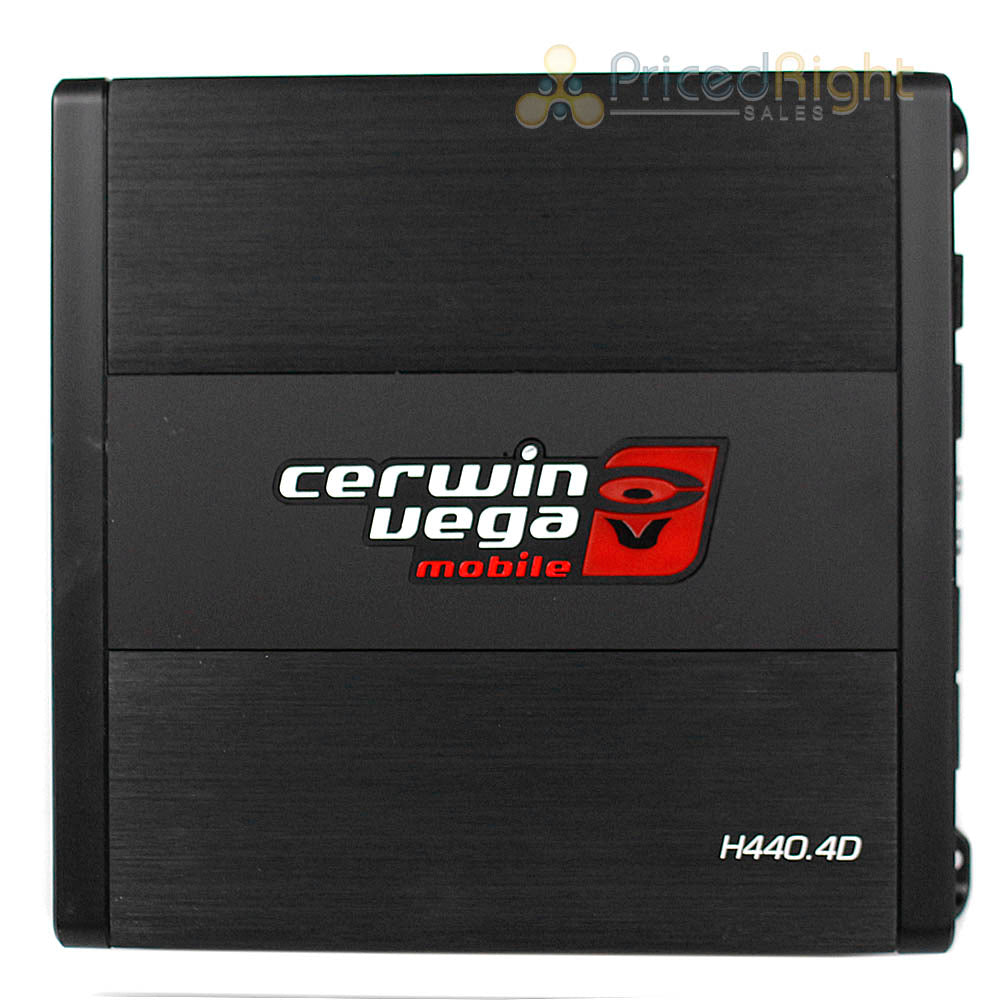 Cerwin Vega 4 Channel Class D Amp 440 Watt HED Series Car Audio BASS H440.4D