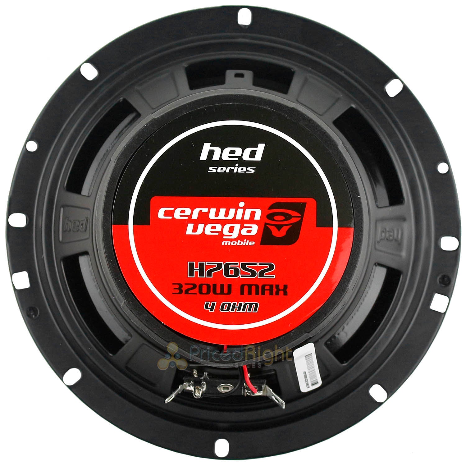 Cewin Vega 6.5" 2-Way Coaxial Speaker System 320 Watts Max HED Series CER-H7652