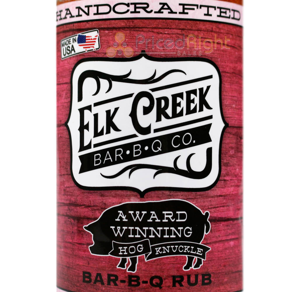 Elk Creek BBQ Award Winning Hog Knuckle Rub Seasoning 11.5 oz Handcrafted