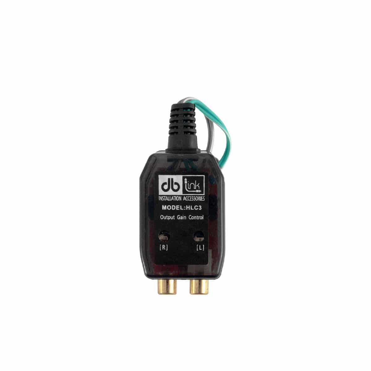 DB Link Hi-Lo Converter, 40 Watts RMS Input Per Ch. Gold Plated RCA Connectors