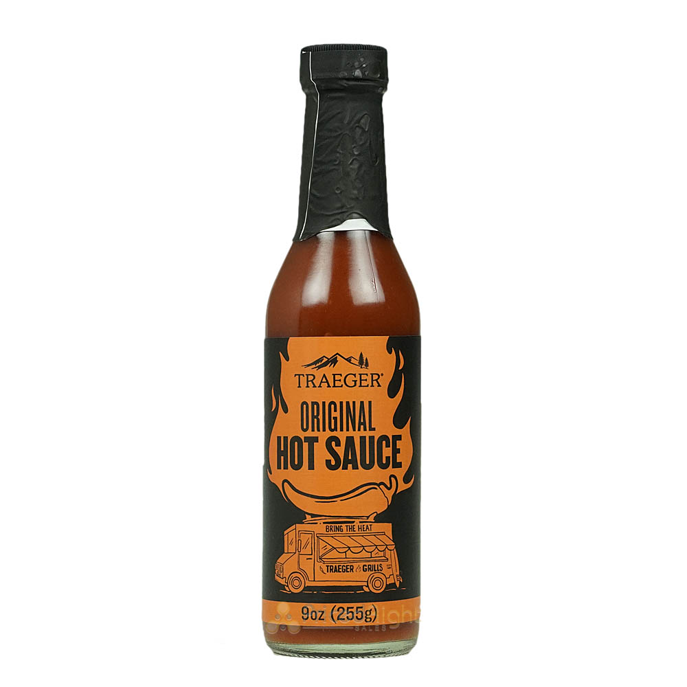 Traeger's Original Cayenne Pepper And Garlic Hot Sauce Spicy And Tangy 9 oz.