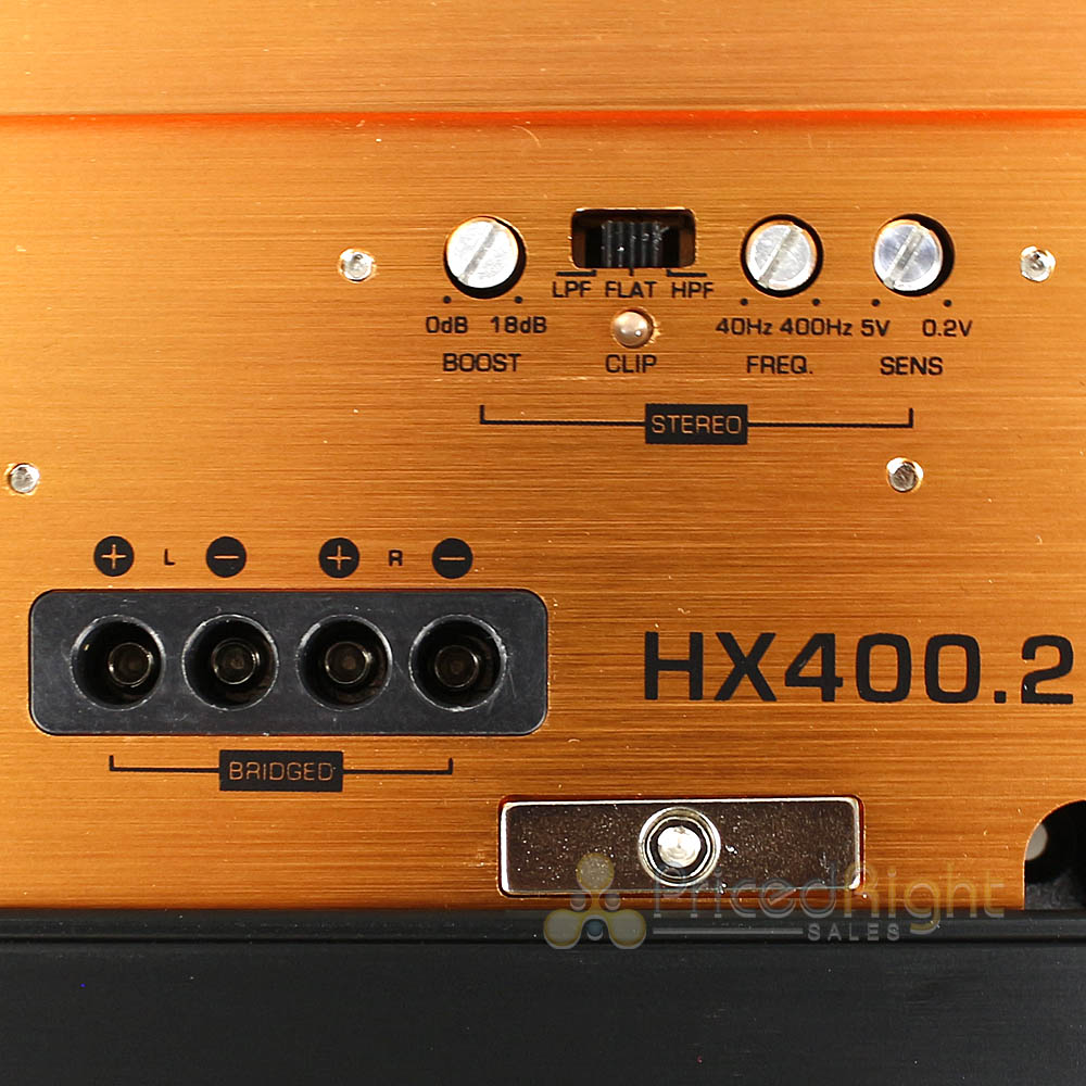 Diamond Audio 2 Channel Digital Amplifier 400 Watts Max 2 Ohm Hex Series HX400.2