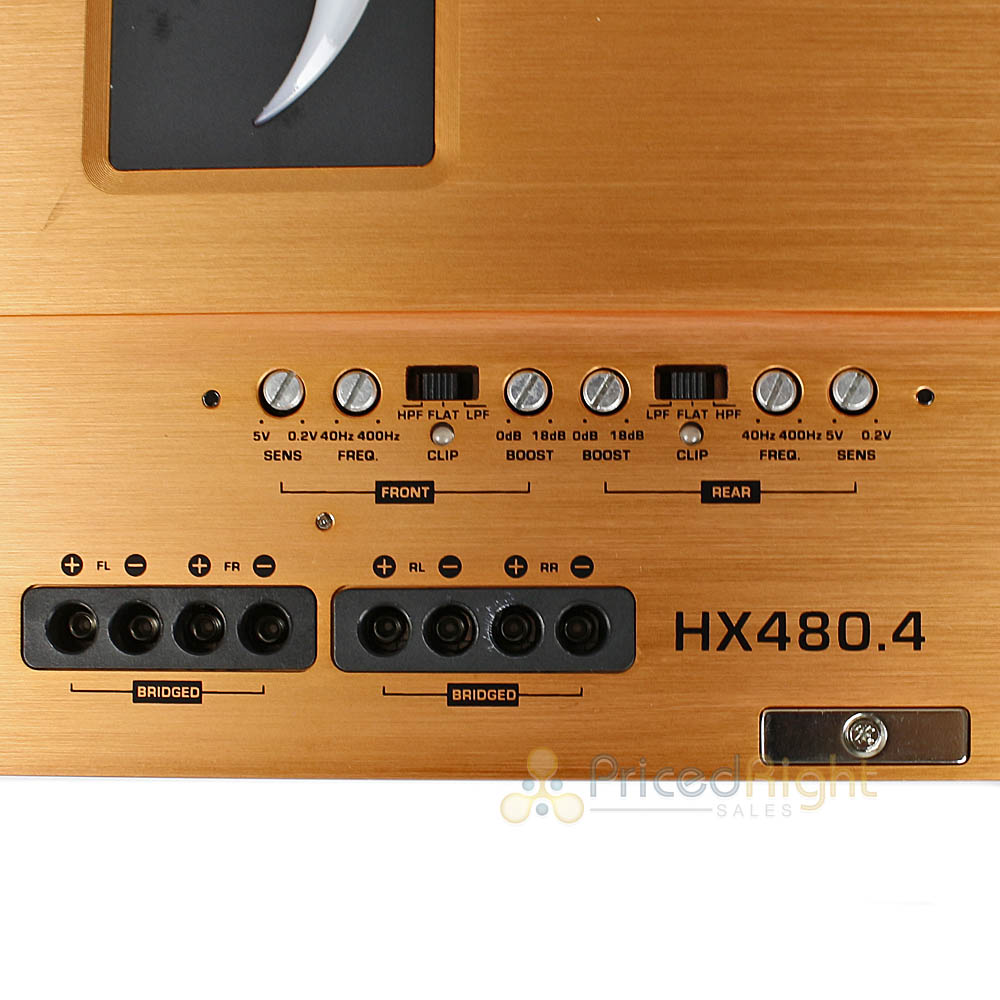 Diamond Audio 4 Channel Digital Amplifier 480 Watts Max 2 Ohm Hex Series HX480.4