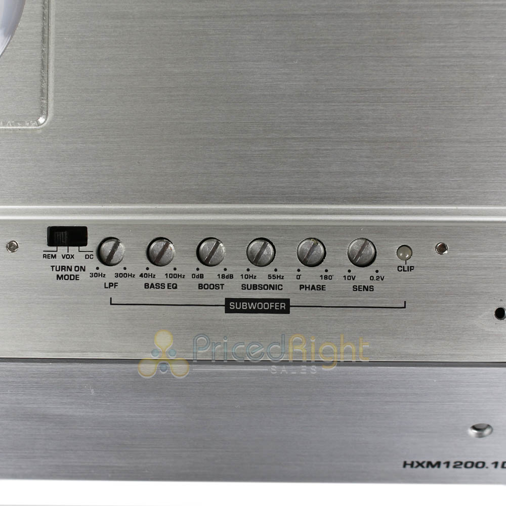 Diamond Audio Full Range Class D Amplifier 1 Channel 1200 Watts Max HXM1200.1D