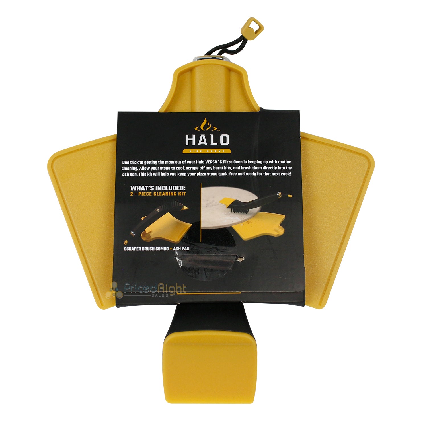 Halo Versa 16 Scraper Brush Kit W/ Dust Pan Removable Tip Nylon Bristle HZ-3023