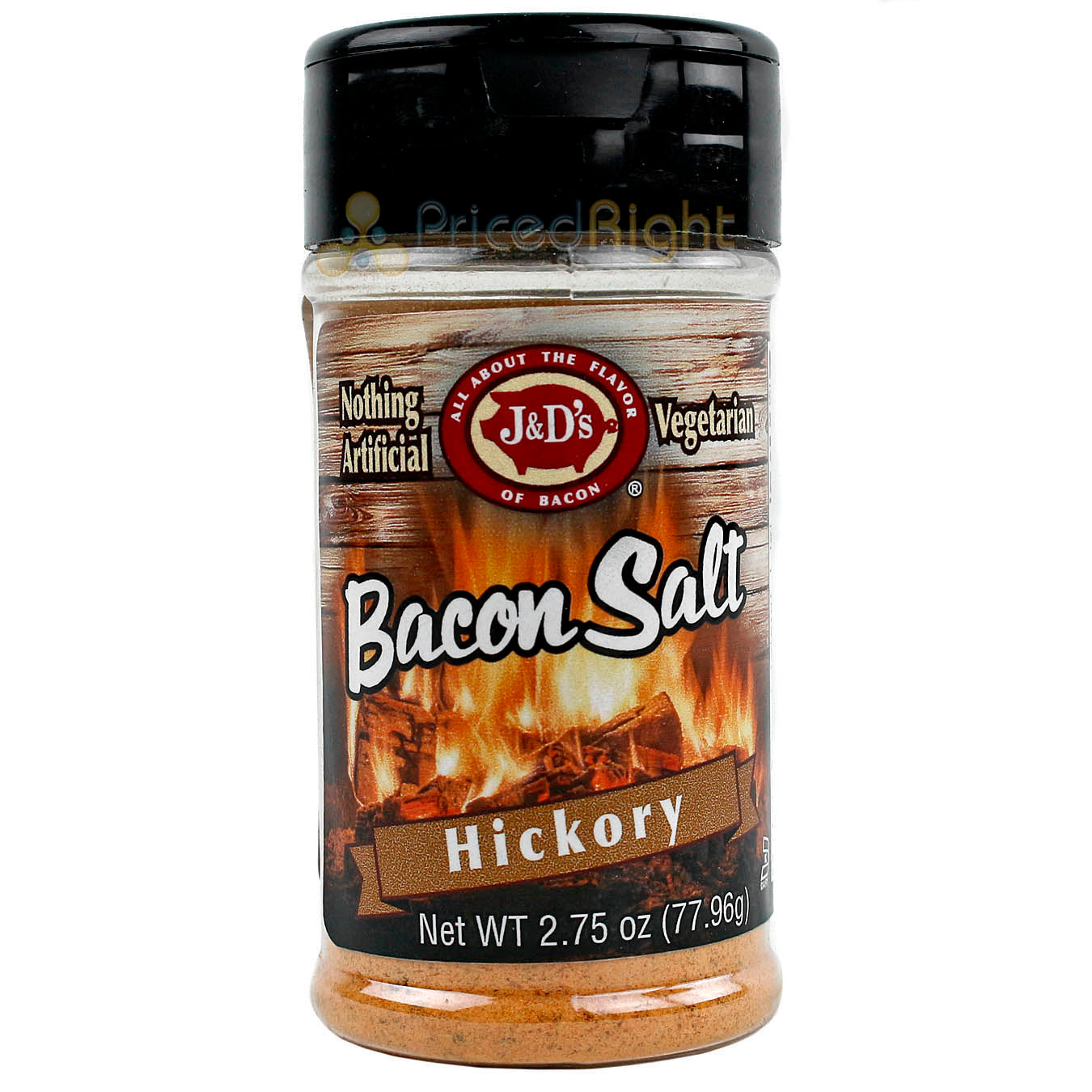 J&D's Hickory Peppered & Original Spice All Natural Bacon Flavored Seasoning Rub