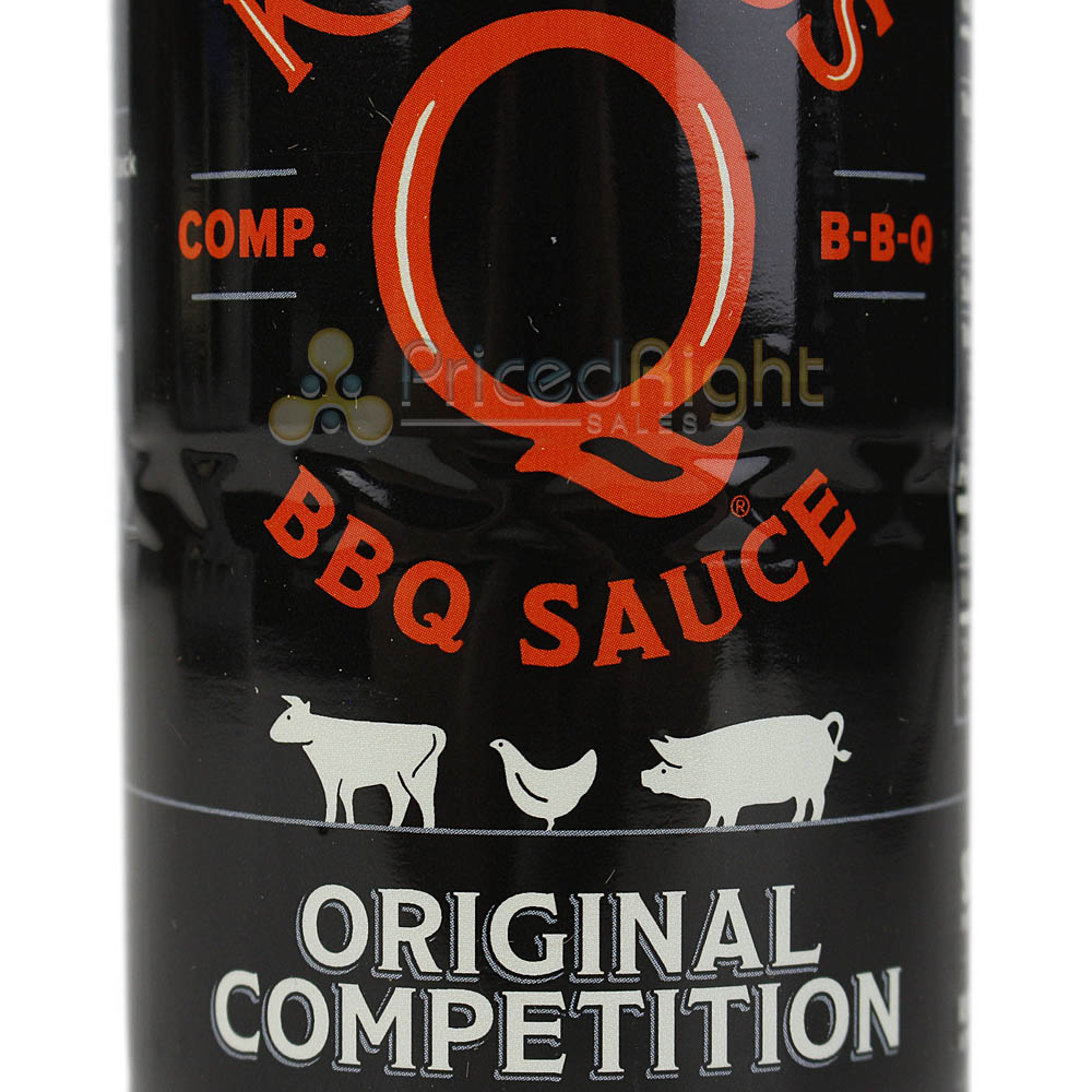 Kosmos Competition BBQ Sauce Sweet and Smoky Rich Bold Flavors 14 oz. Bottle