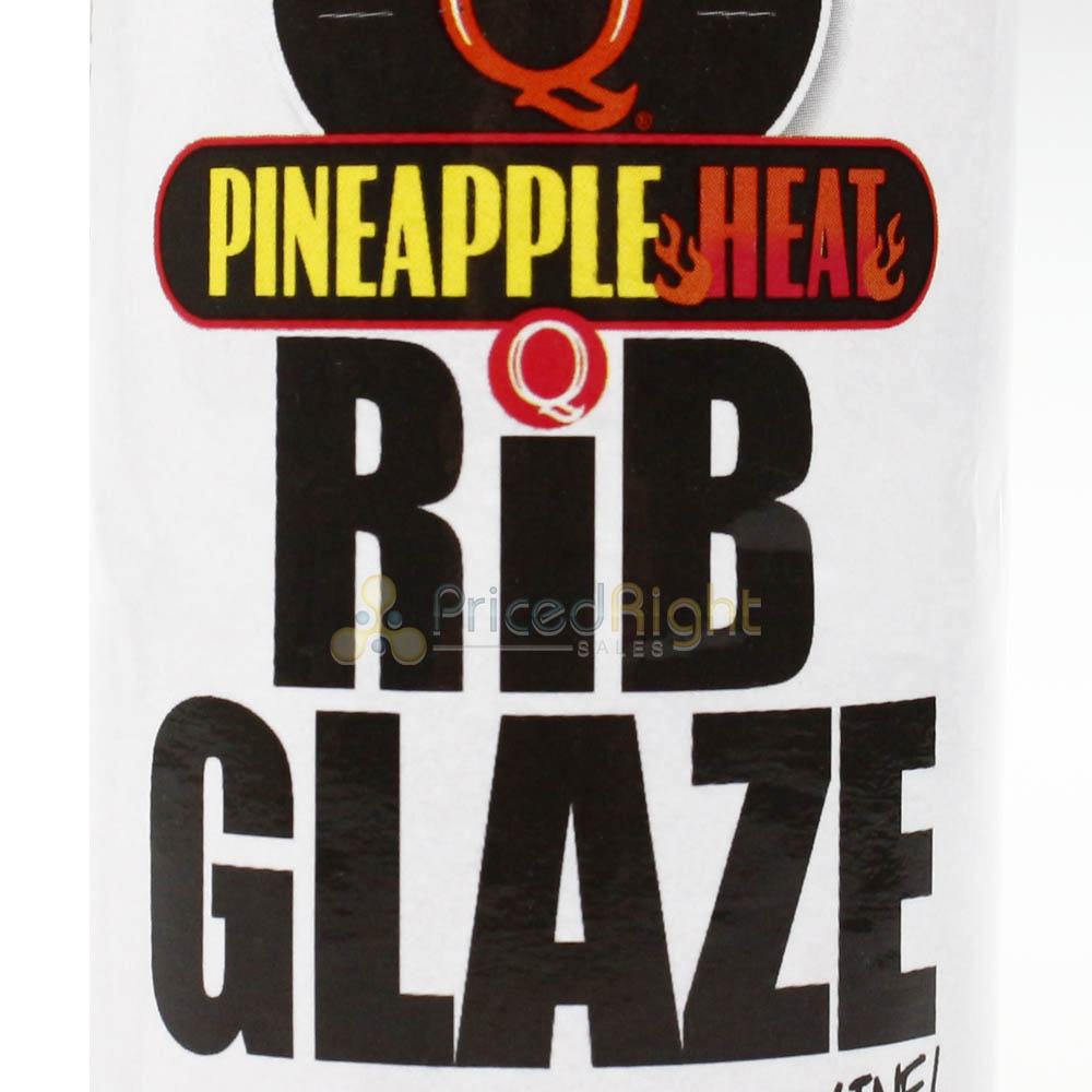 Kosmos Q Pineapple Heat Rib Glaze BBQ Sauce 15.5 Oz Bottle KOS-PAH