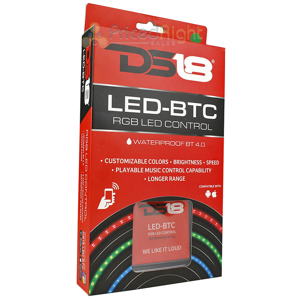 DS18 RGB LED Bluetooth 4.0 Controller Light iOS Android iPhone LED-BTC IP65 New