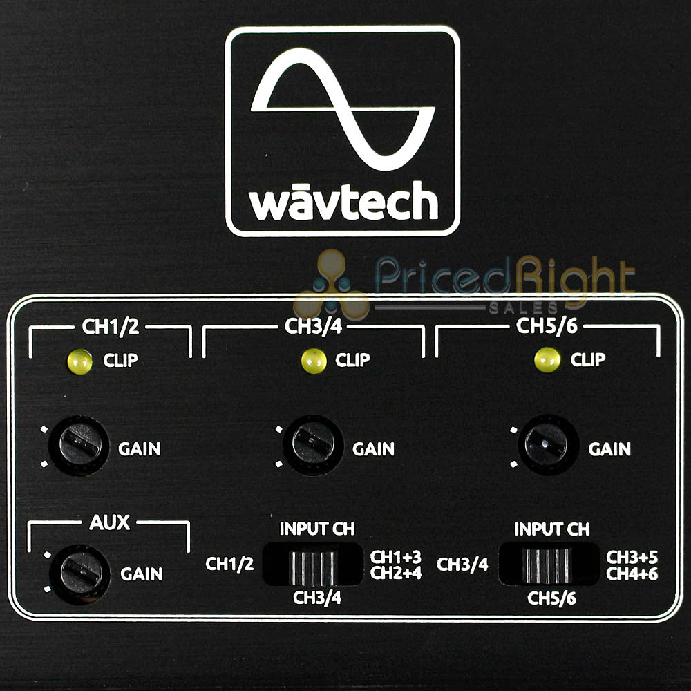 Wavtech 6 Channel Line Output Converter LOC with Multi Function Remote link6