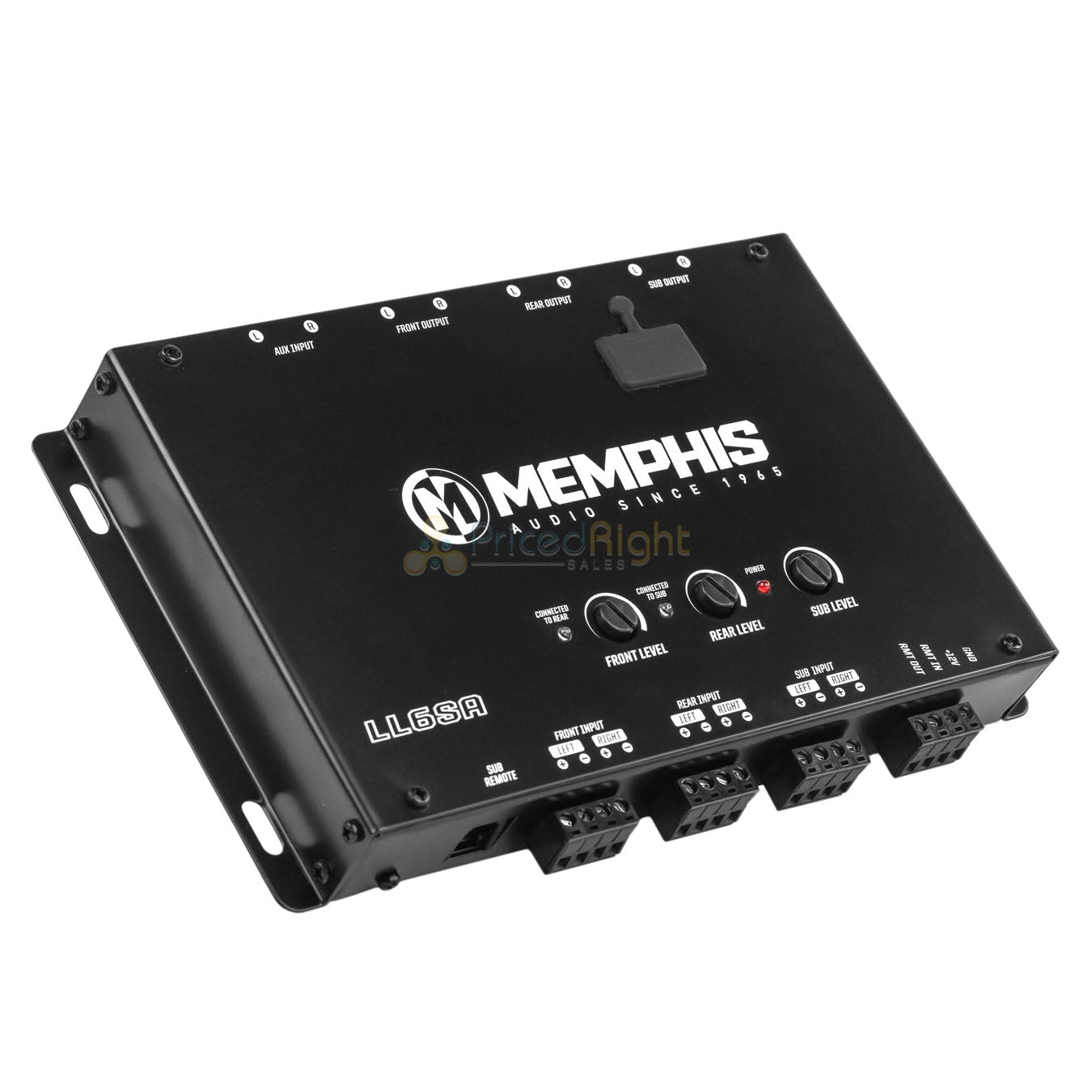 Memphis Audio 6-Channel Line Level Adapter AUX Input Car Audio OEM LL6SA