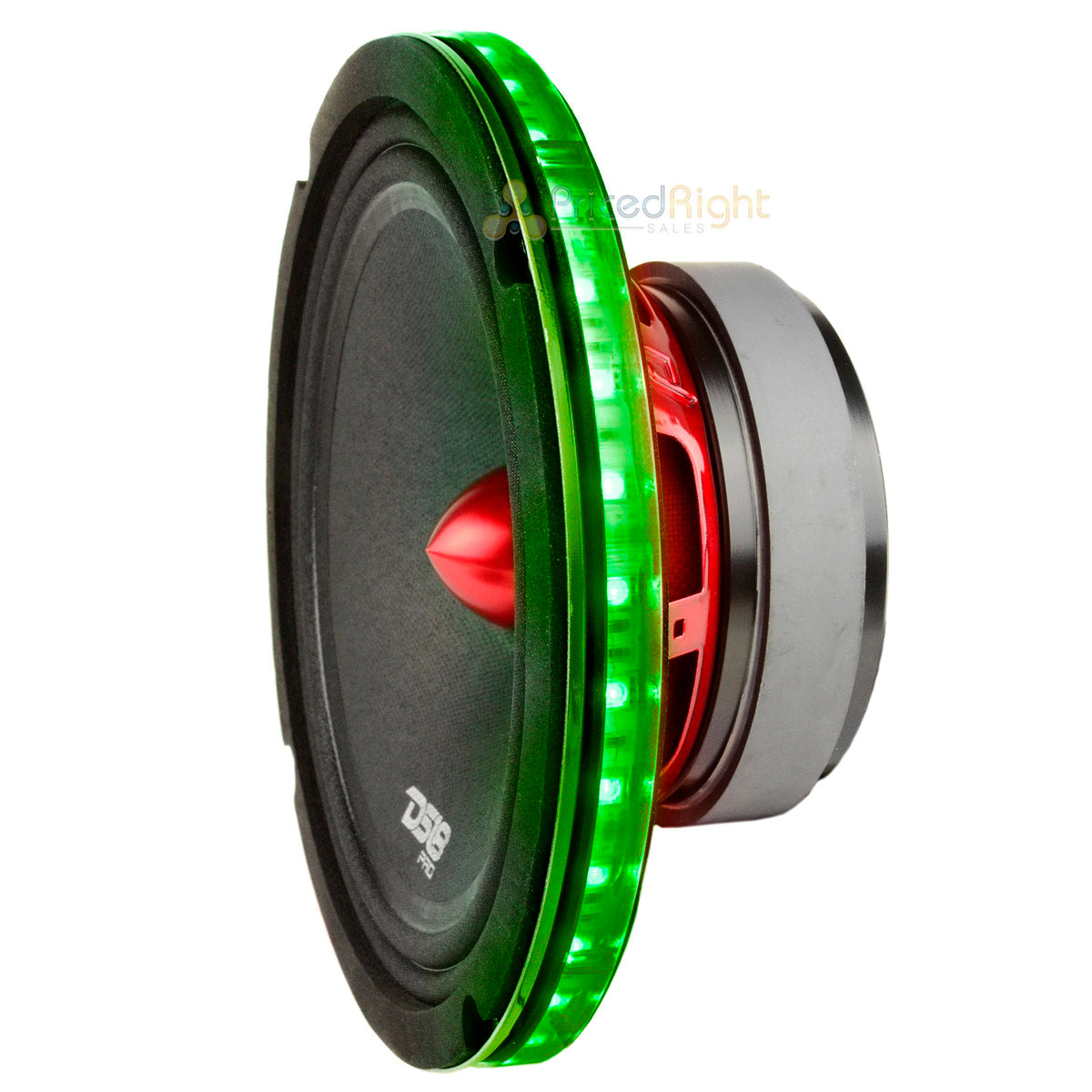 2 Pack DS18 6.5 " Speaker Ring RGB LED 1/2" Spacer Waterproof LRING6 Accent