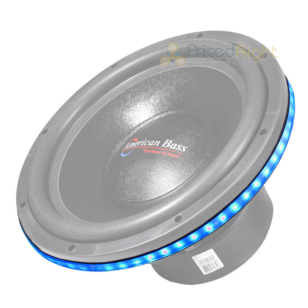 DS18 15" RGB LED Ring for Speakers and Subwoofers Waterproof LRING15 4 Pack
