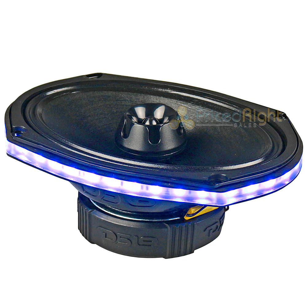DS18 6x9" RGB LED Speaker Ring 1/2" Spacer DS18 LRING69 Waterproof Accent Single