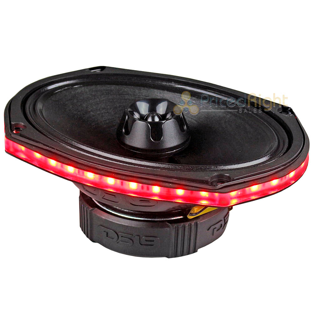 2 Pack DS18 6x9" RGB LED Speaker Ring 1/2" Spacer DS18 LRING69 Waterproof Accent