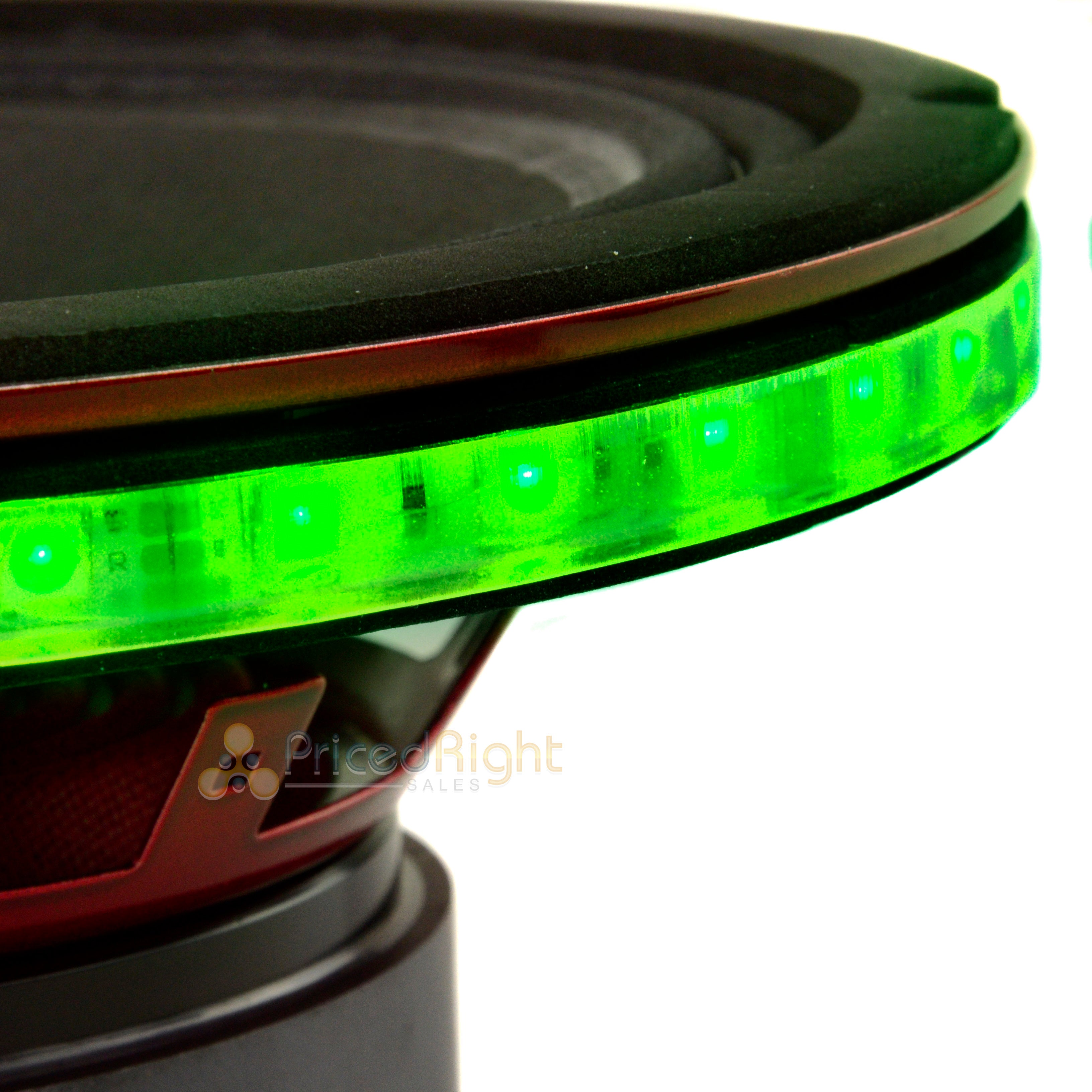 DS18 Single 6.5" Speaker Ring RGB LED 1/2" Spacer Waterproof Light LRING6