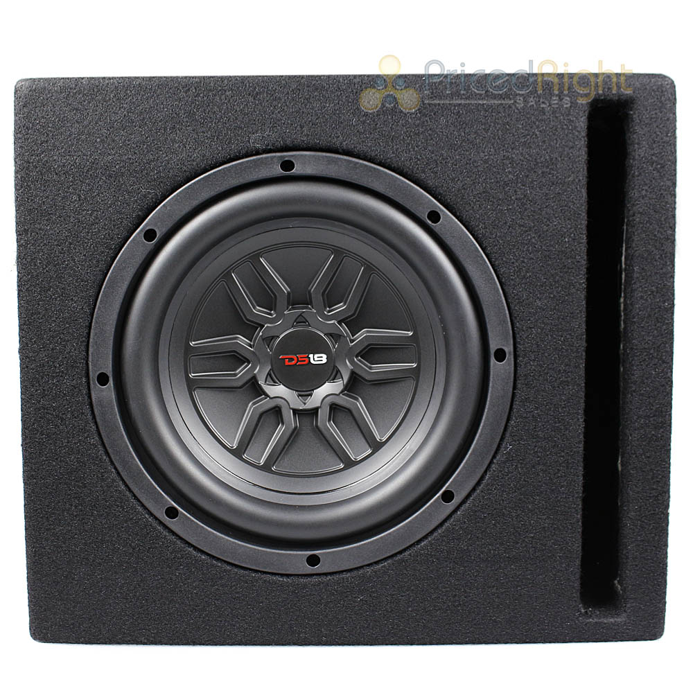 DS18 10" 400 Watt Bass Amp 4 Ohm Sub Woofer Package Ported Enclosure LSE-110A