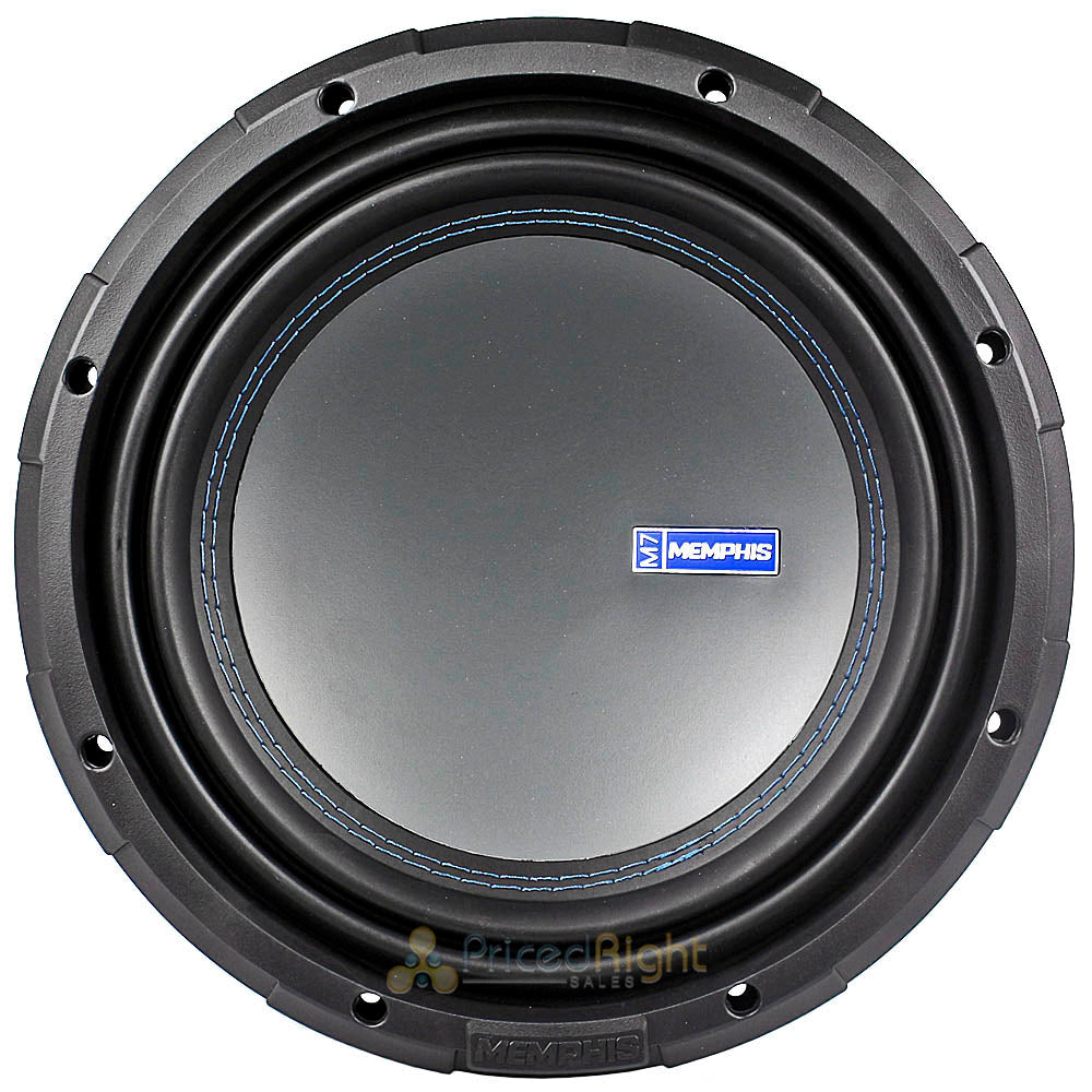 Memphis Audio 10" 1 Ohm or 2 Ohm Selectable Subwoofer 1500 Watts Max M7Series