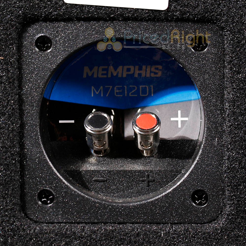 Memphis Dual 12" Loaded Ported Subwoofer Enclosure 1500 Watt Car Audio BASS