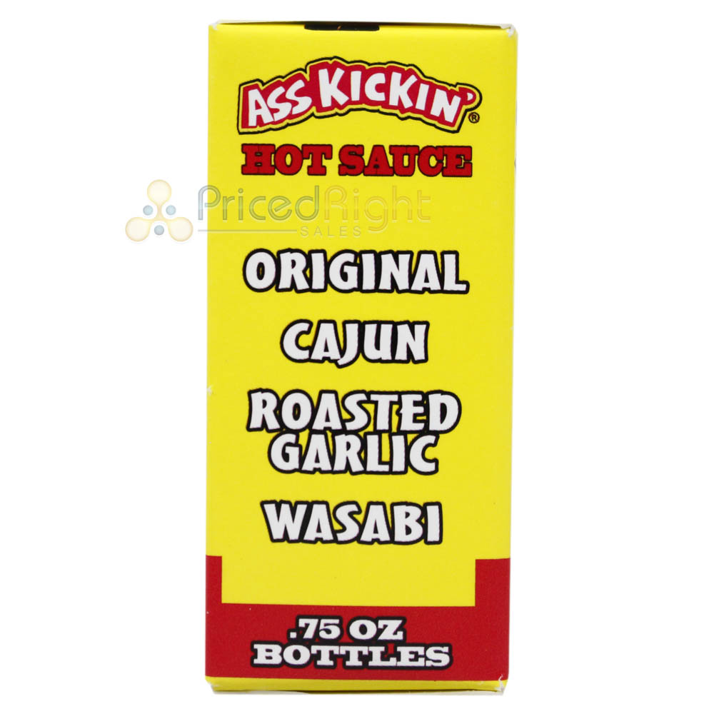 Hot Sauce Kick Yo Ass Hot Travel Pack 4 Bottles of .75 Oz Gift Set MB4PK
