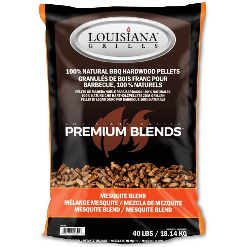 Louisiana Grills 40 lb Bag Mesquite Blend Premium Wood Cooking Pellets 55408