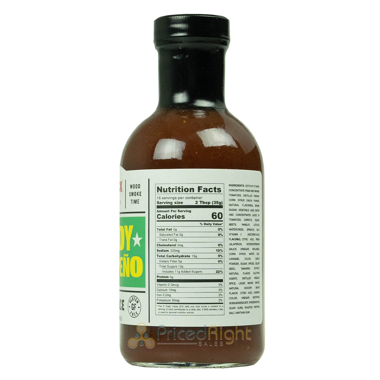 Gabrick Candy Jalapeno Barbeque Sauce Sweet Flavor Made With Real Jalapenos 20oz