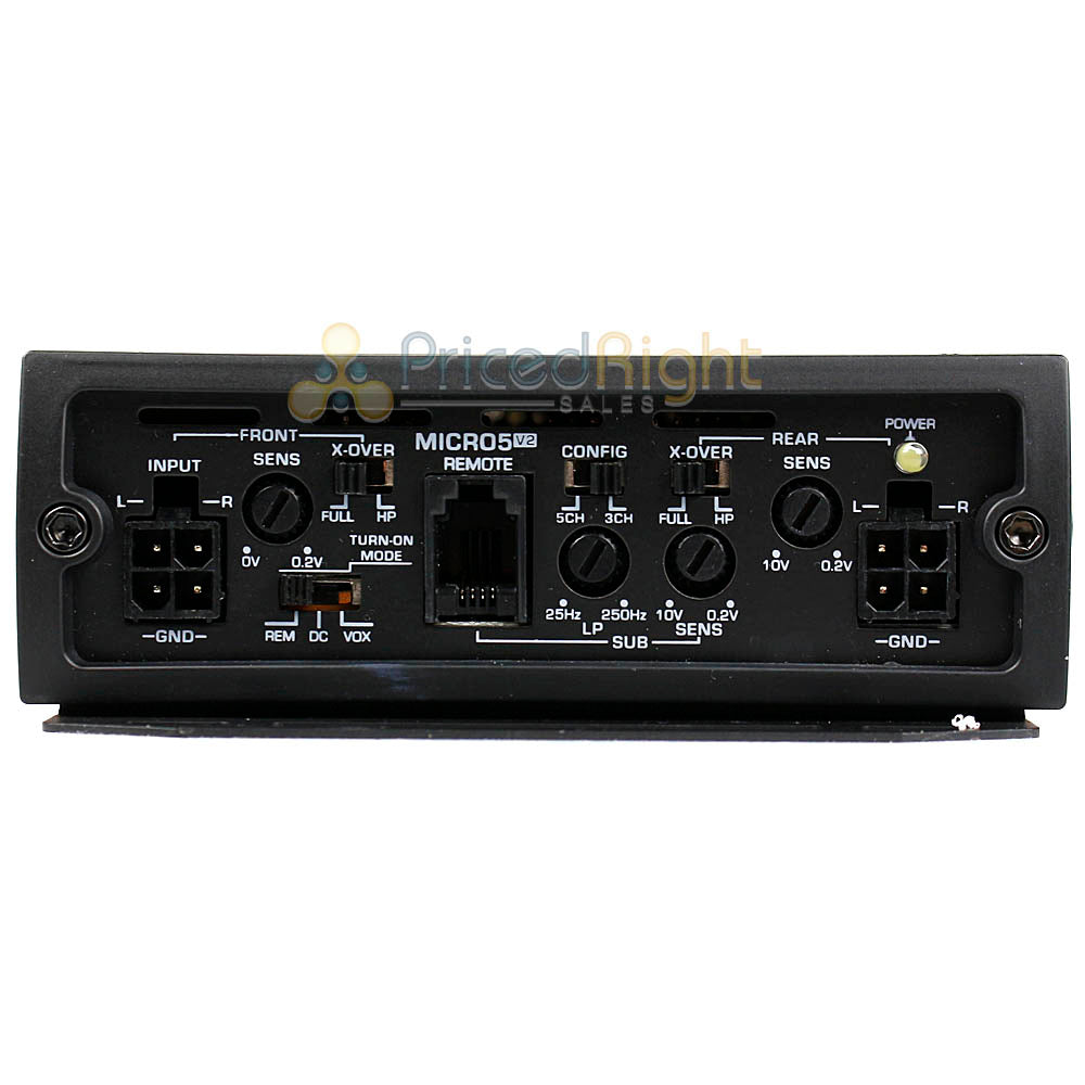 Diamond Audio 5 Channel Full Range Class D Amplifier 150WX4+350WX1 MICRO5V2