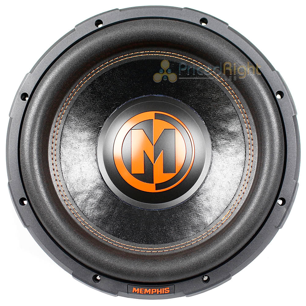 Memphis Audio 12" Subwoofer MOJO PRO Dual 4 Ohm 1500 Watts Max Power MJP1244